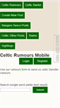 Mobile Screenshot of mobile.celticrumours.co.uk
